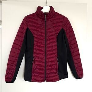 32 Degrees Women's Burgundy and Black Jacket